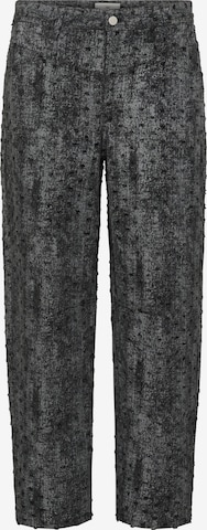 KAREN BY SIMONSEN Loosefit Hose in Grau: Vorderseite