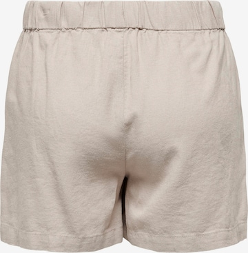 ONLY Regular Pants 'CARO' in Beige