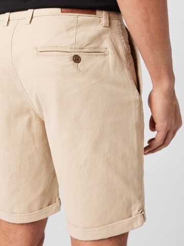 smėlio JACK & JONES Standartinis „Chino“ stiliaus kelnės 'Fury'