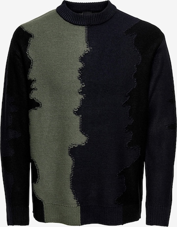 Only & Sons Sweater 'EMIR' in Black: front