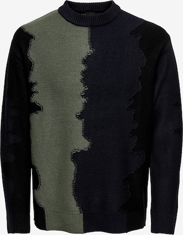 Only & Sons Pullover 'EMIR' in Schwarz: predná strana