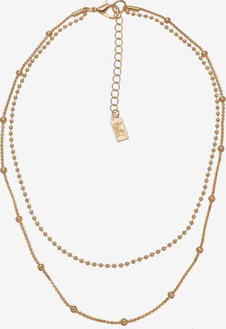Leslii Necklace in Gold: front