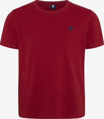 Polo Sylt Shirt in Red: front