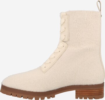 Kate Spade Lace-Up Ankle Boots 'MERIGUE' in Beige