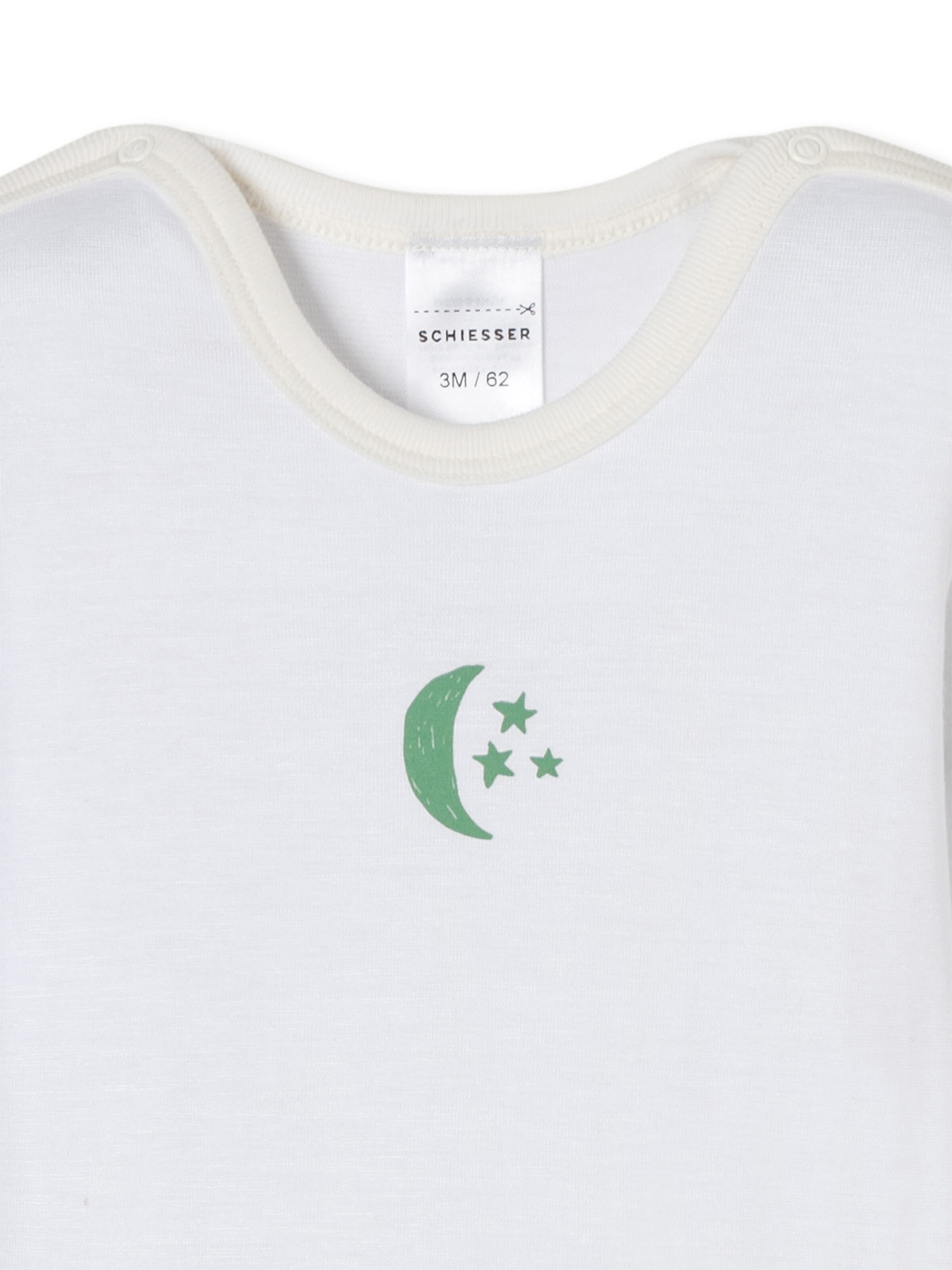 SCHIESSER Rompertje/body 'Natural Love' in Wit