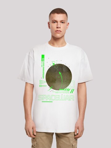 F4NT4STIC Shirt 'SevensQuared' in Wit: voorkant