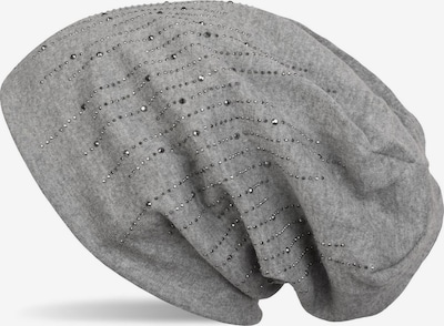 styleBREAKER Mütze 'Beanie mit Strass Streifen' in 54-64 in grau, Produktansicht