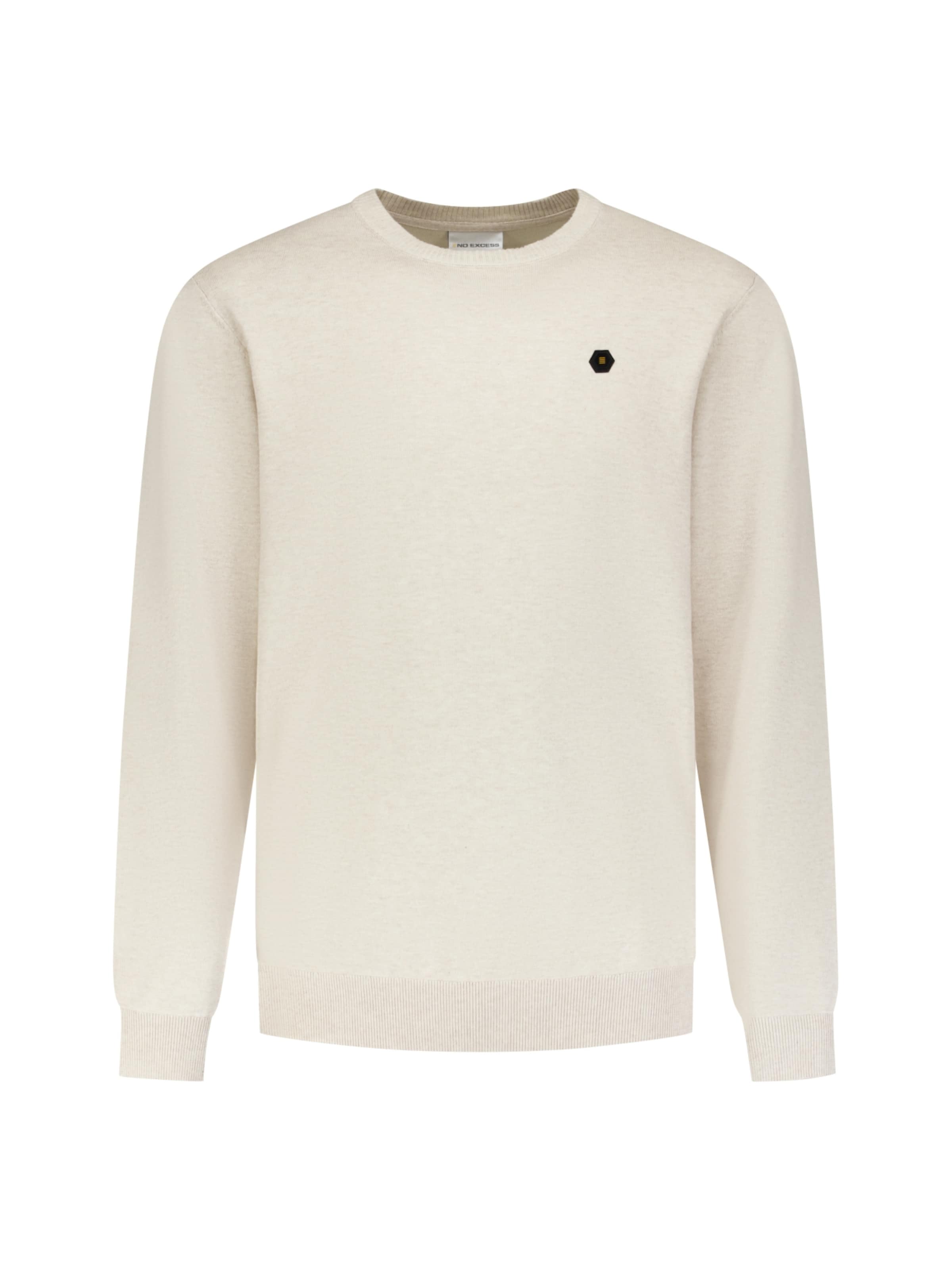 Pull-over No Excess en beige : devant