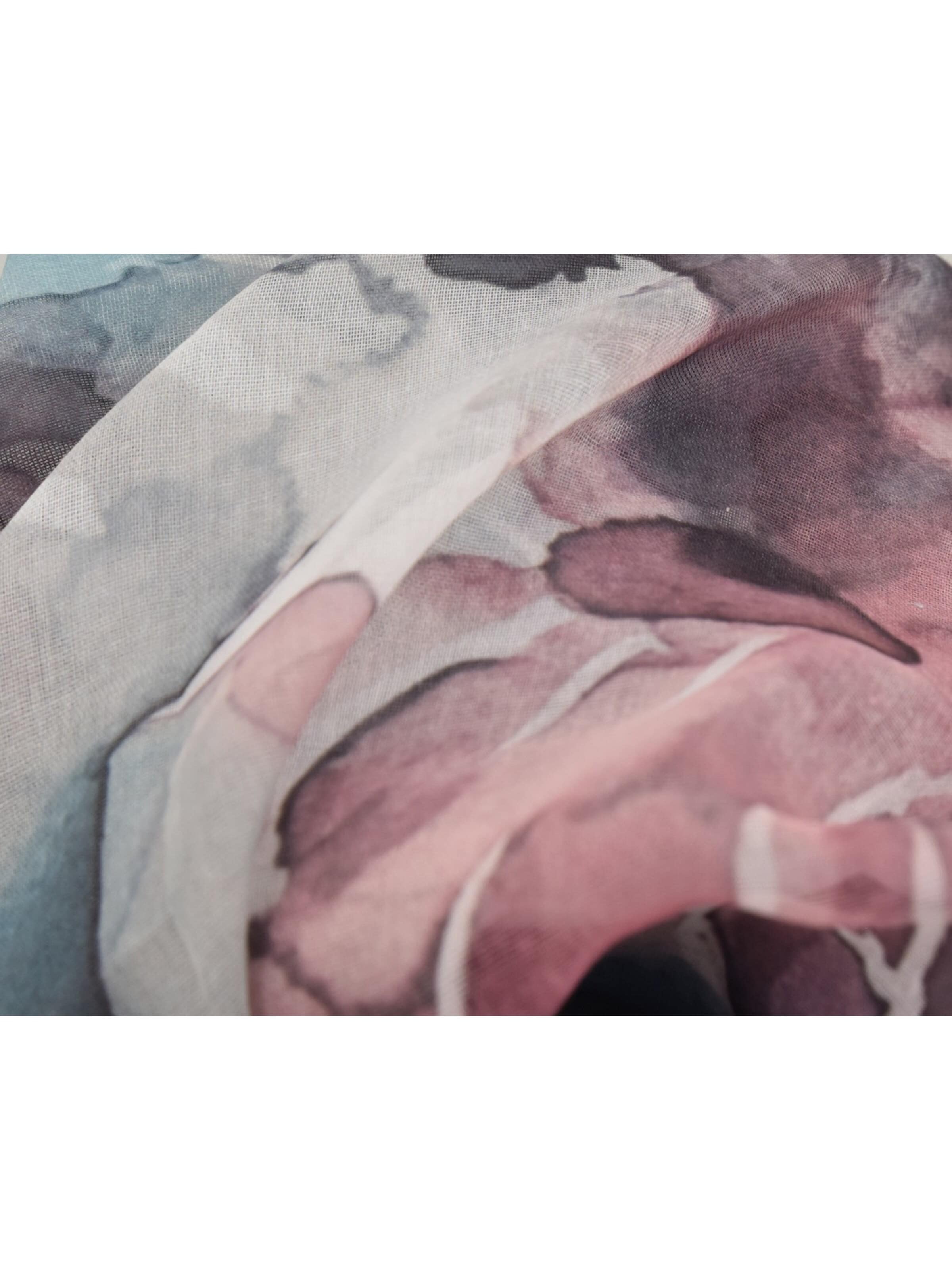 styleBREAKER Schlauchschal 'Aquarell Loop Floral'‌‌‌‌‌‌ in Pink