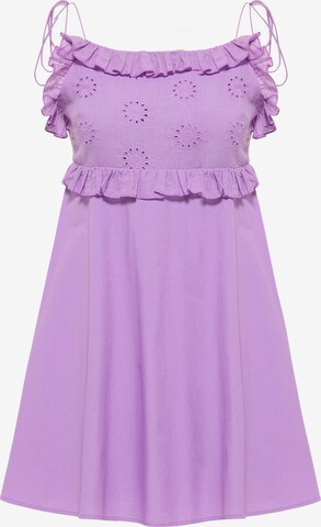 MYMO Summer Dress 'Nolie' in Purple: front