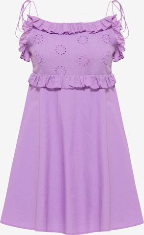 MYMO Summer Dress 'Nolie' in Purple: front