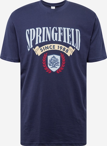 Springfield T-Shirt in Blau: predná strana