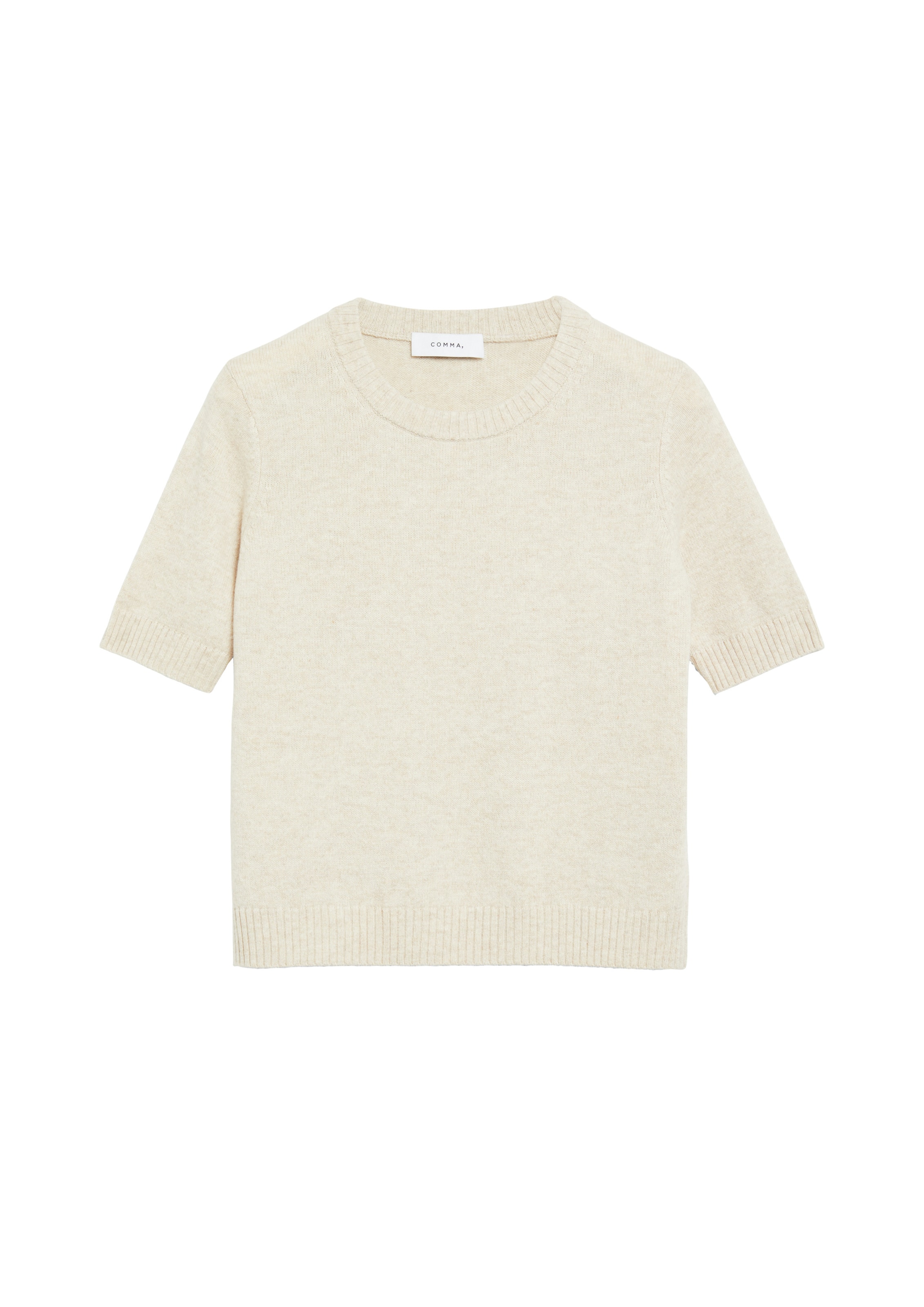 Pull-over COMMA en beige : devant