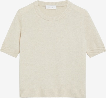 Pull-over COMMA en beige : devant