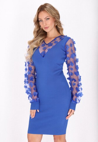 faina Cocktail dress in Blue: front