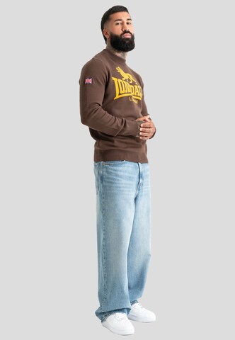 Lonsdale London Sweter 'Swanscombe' w kolorze brązowy