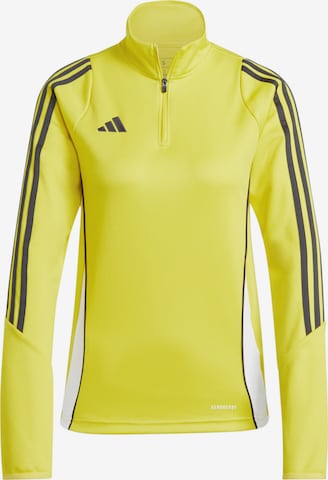 ADIDAS PERFORMANCE Sportsweatshirt 'Tiro 24' in Gelb: Vorderseite