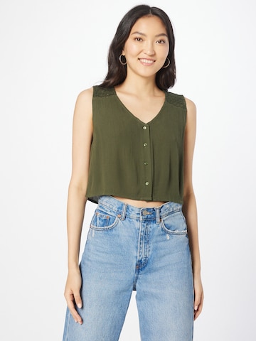 ABOUT YOU Blouse 'Hanne' in Green: front