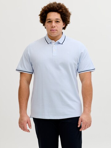 Jack & Jones Plus Póló 'JJEPaulos' - kék: elől