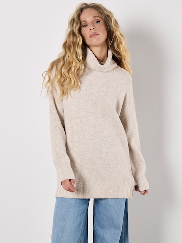 Pull-over ' ' Apricot en beige : devant