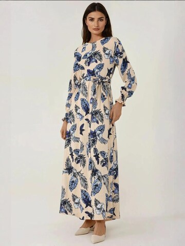 Hiccup Dress in Beige: front