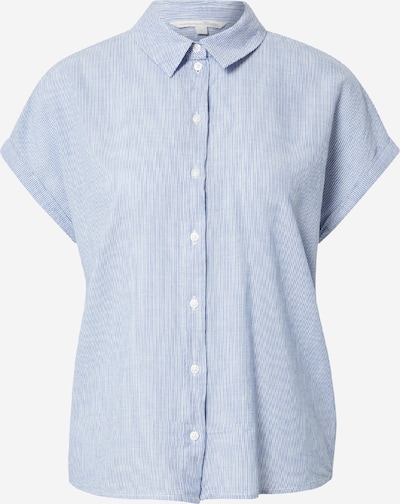TOM TAILOR DENIM Blusa en azul / blanco, Vista del producto