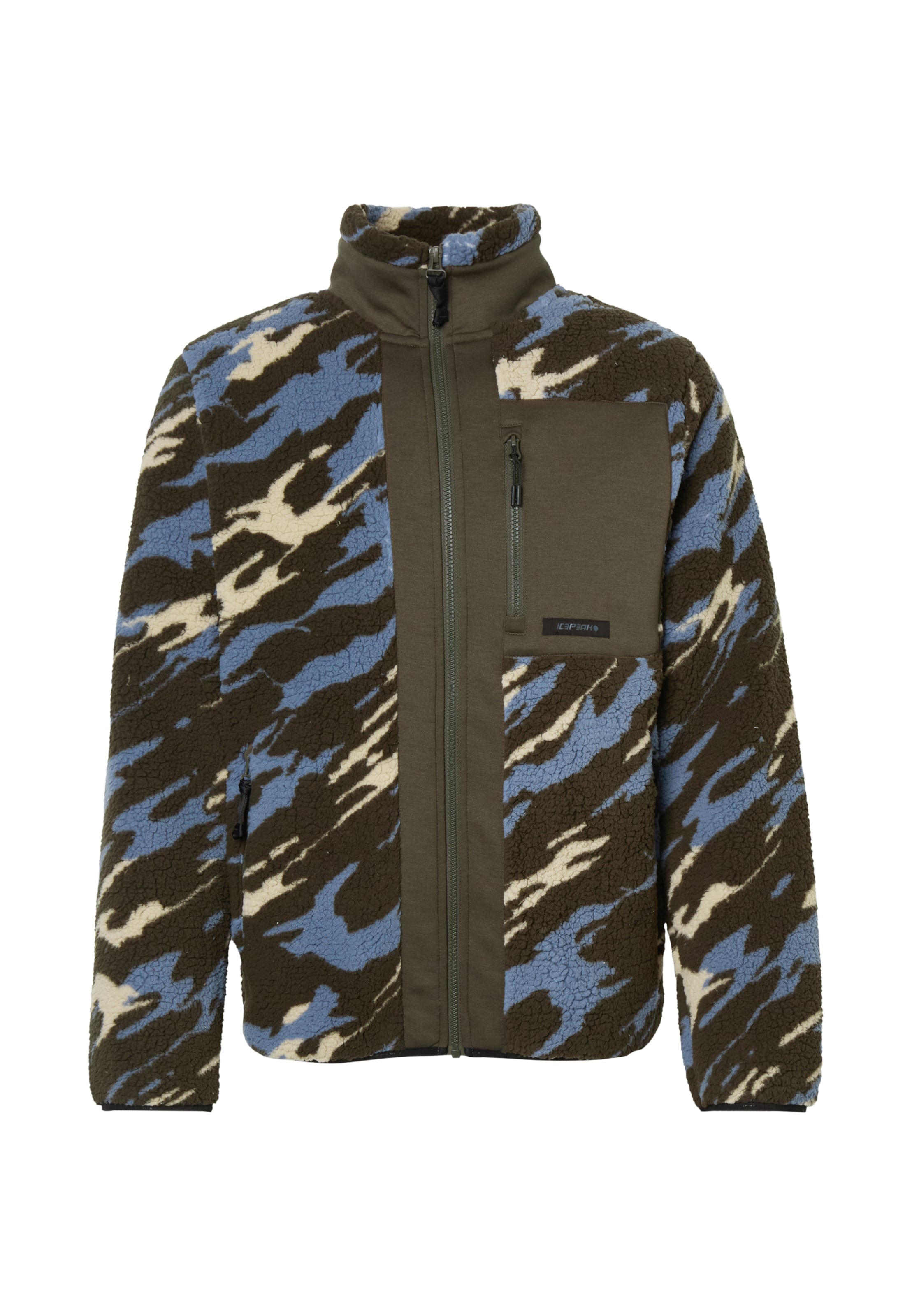 ICEPEAK Sportsweatvest ' ANVIS' in Groen: voorkant