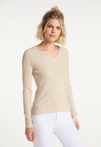 usha BLUE LABEL Pullover in Beige: Vorderseite