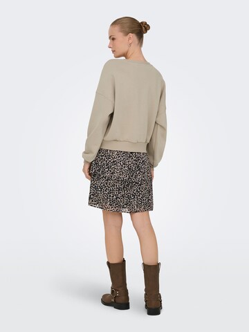 ONLY Sweatshirt 'ONLKiara' in Beige