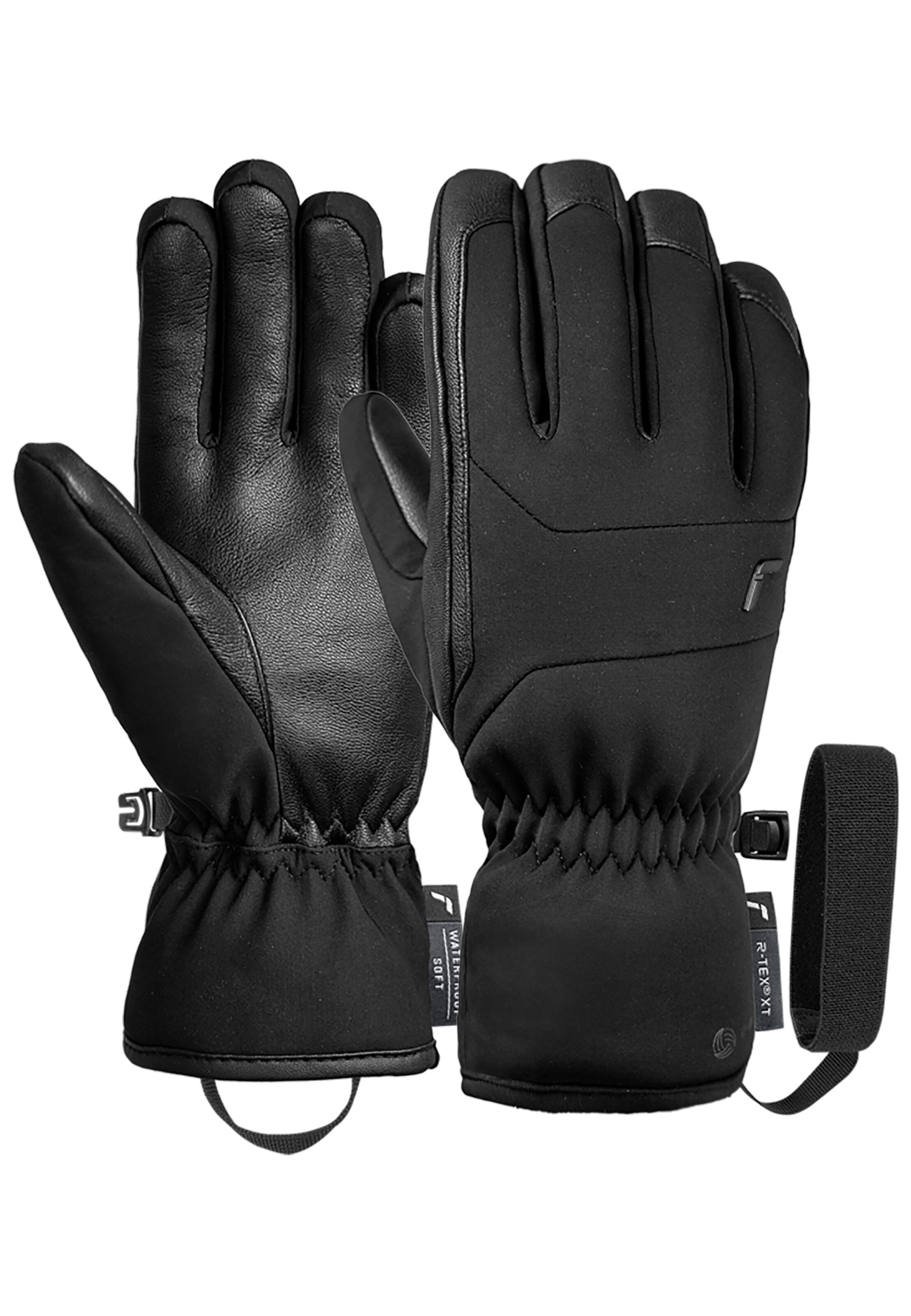 REUSCH Athletic Gloves 'Mesa' in Black: front