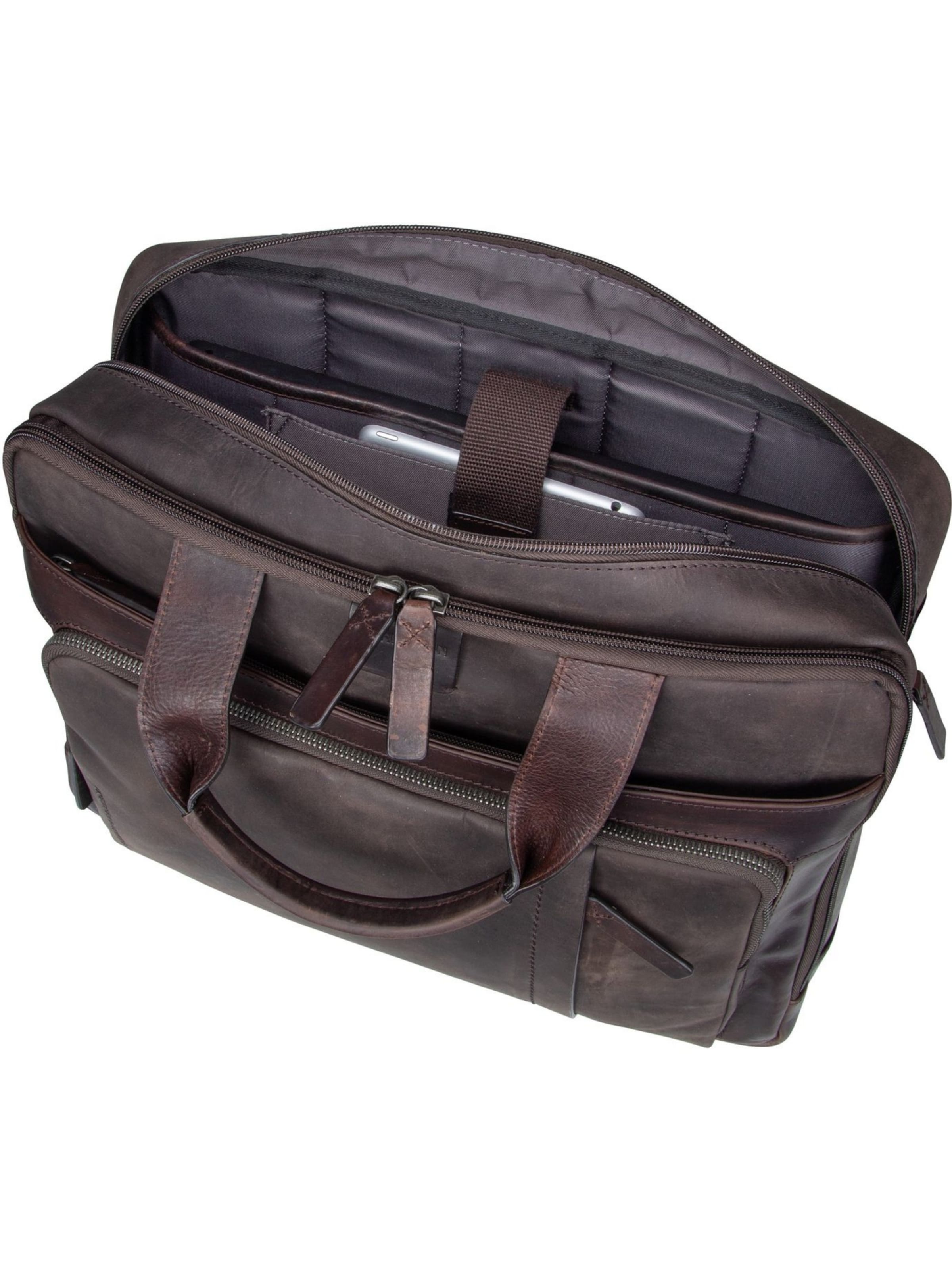 STRELLSON - Cartera maletín 'Brick Lane Charles' en marrón