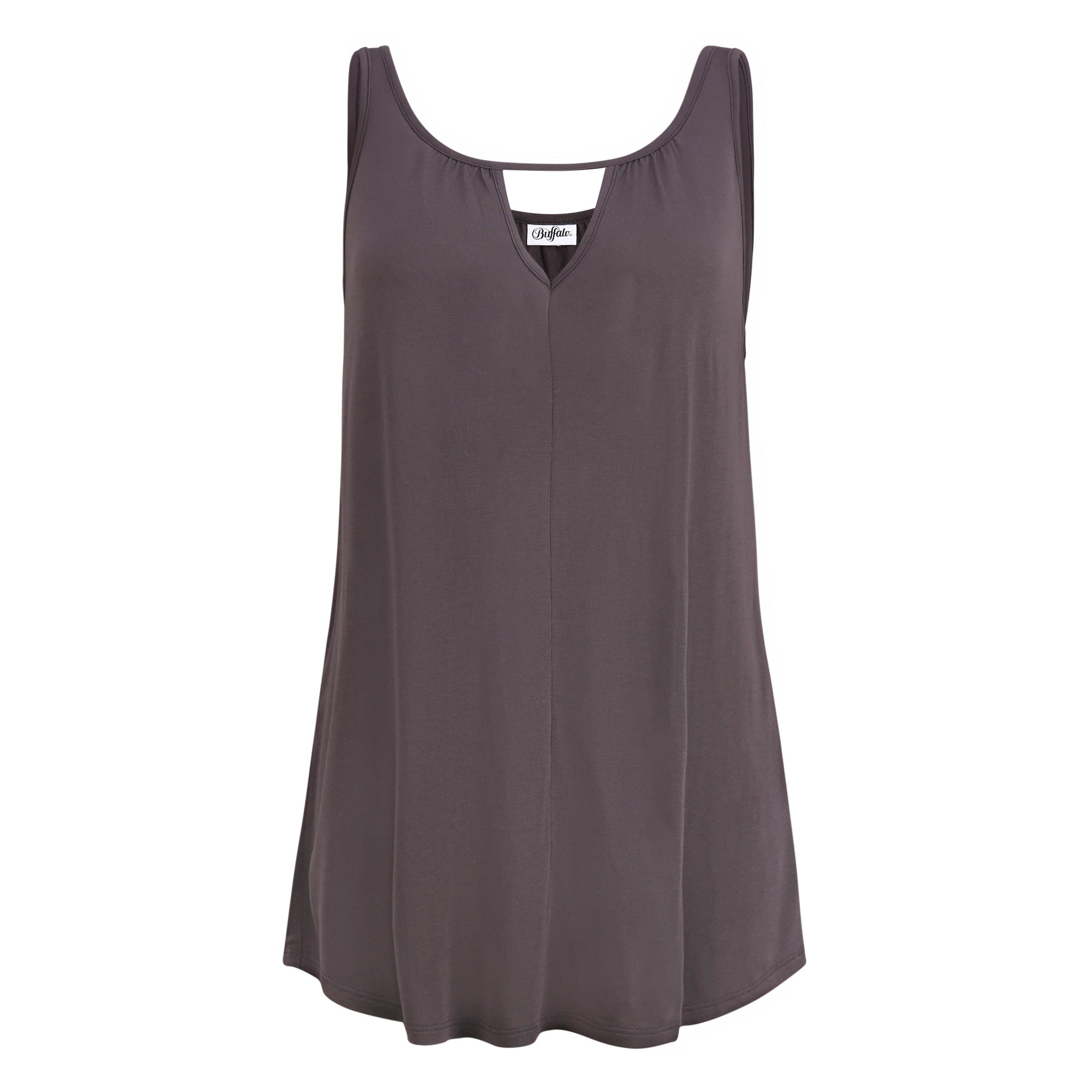 BUFFALO Topp, värv hall: eest vaates