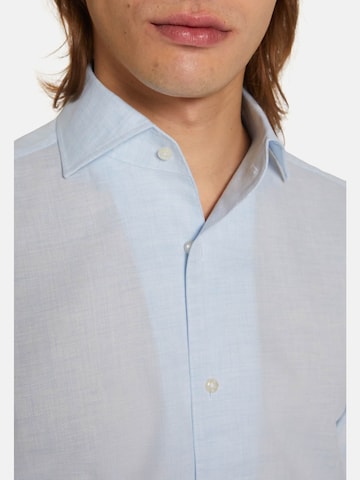 Coupe regular Chemise Boggi Milano en bleu