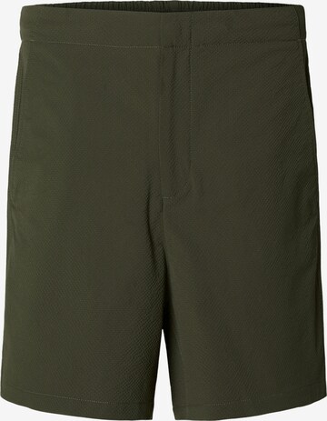 Shorts de bain 'HARRY' SELECTED HOMME en vert : devant