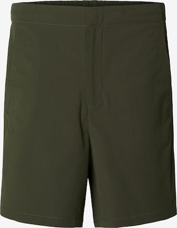 SELECTED HOMME Kratke kopalne hlače 'HARRY' | zelena barva: sprednja stran