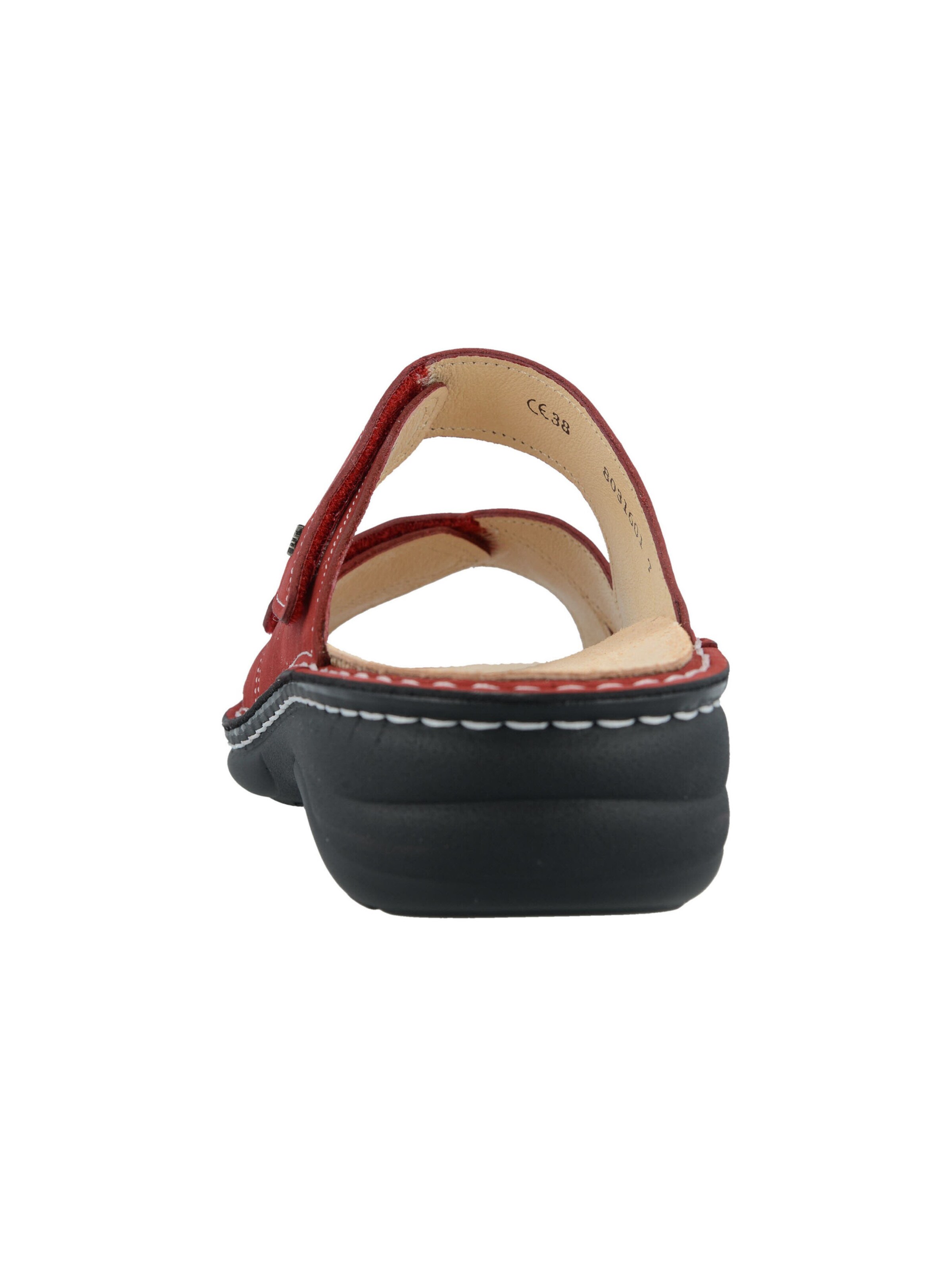 Finn Comfort Mules in Red