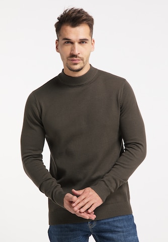 Pull-over RAIDO en marron : devant