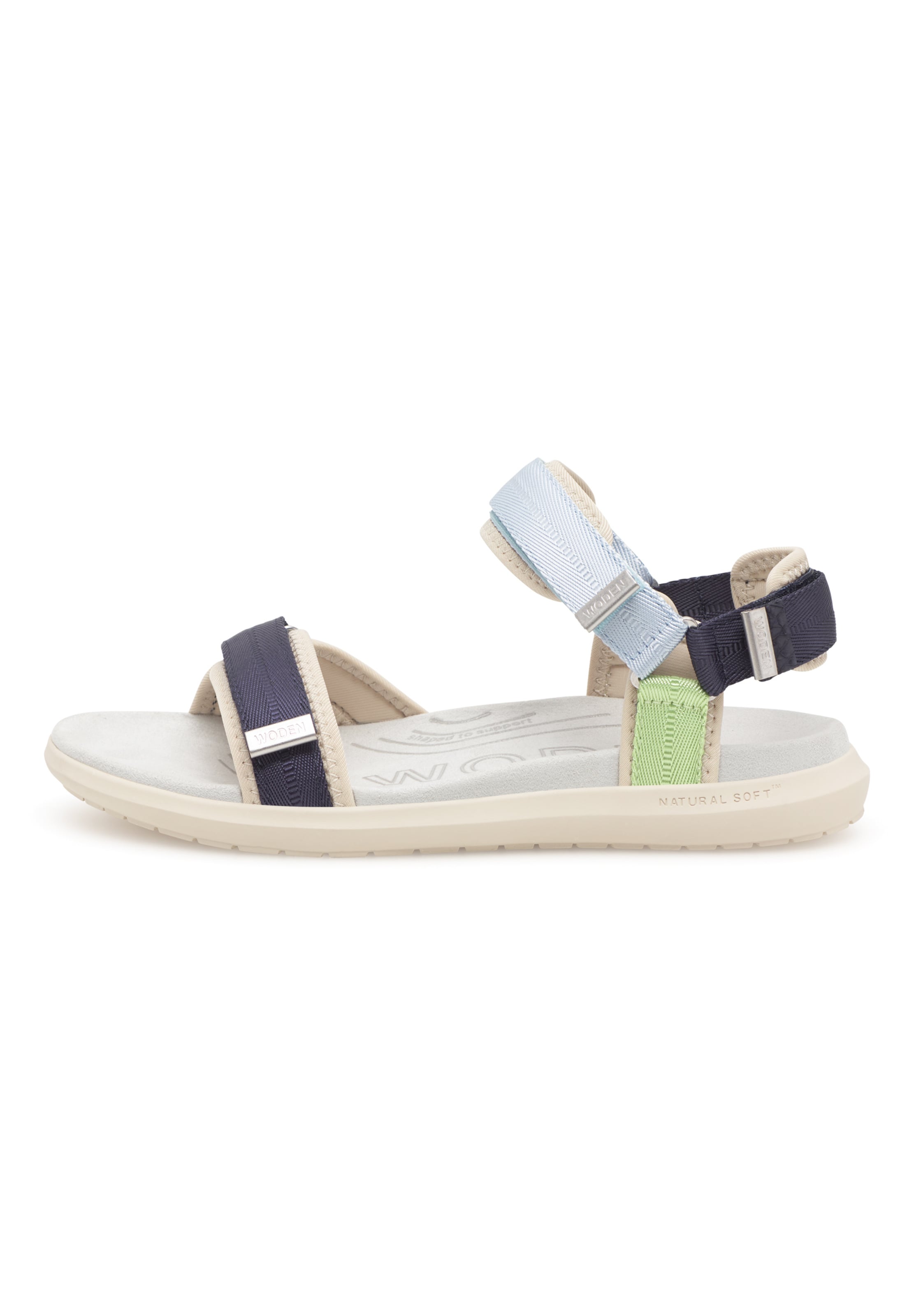 WODEN Sandals 'Line Lite' in Mixed colors: front