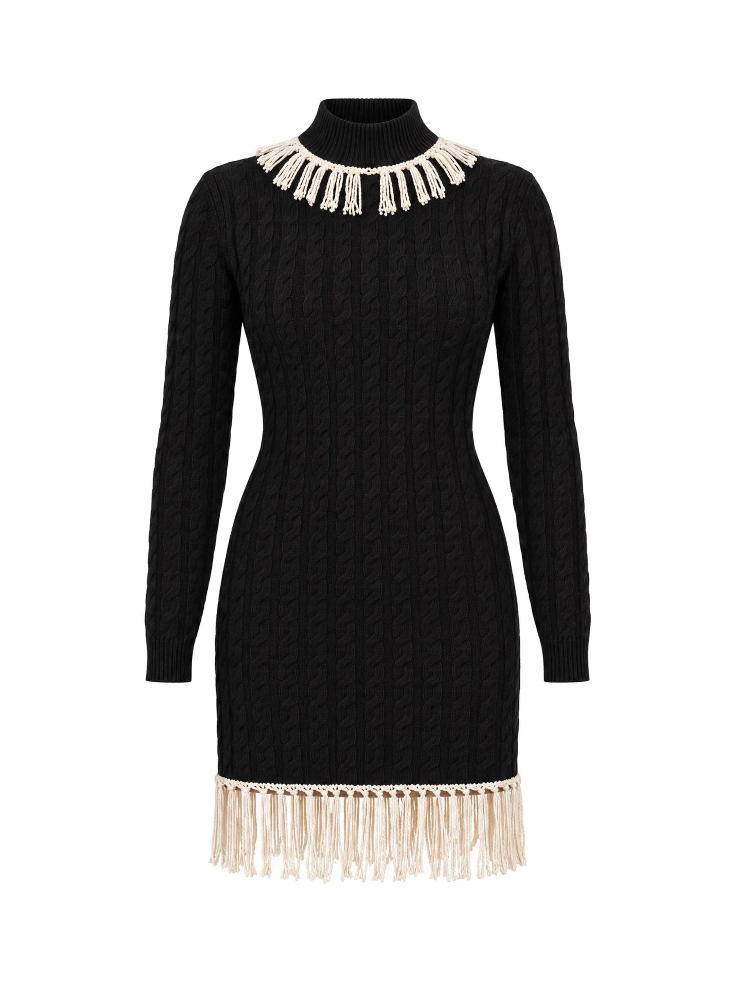 RYVAN Strickkleid 'Strickkleider'‌ in Schwarz