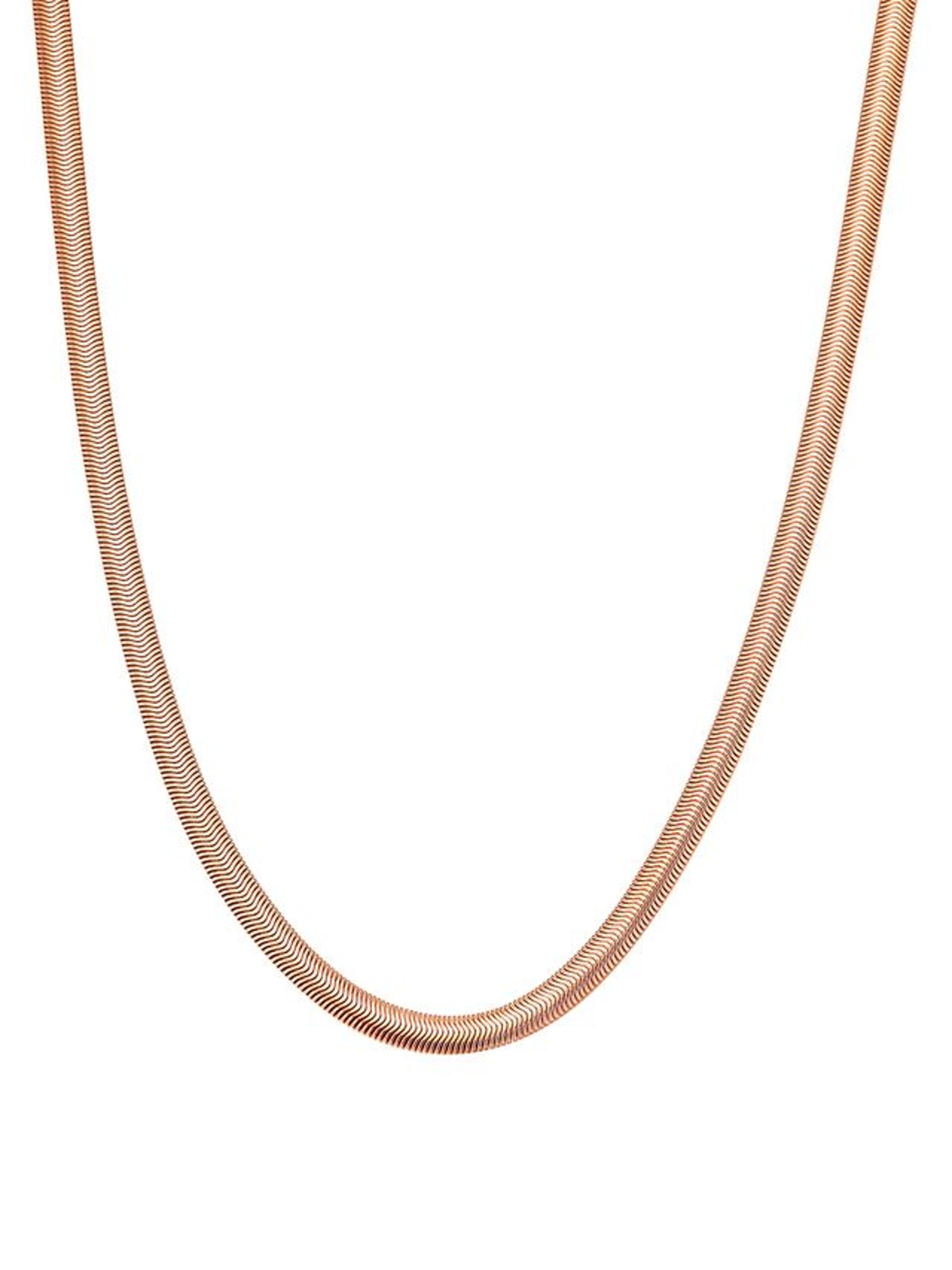 Hey Happiness Ketting 'Serpent Line' in Goud