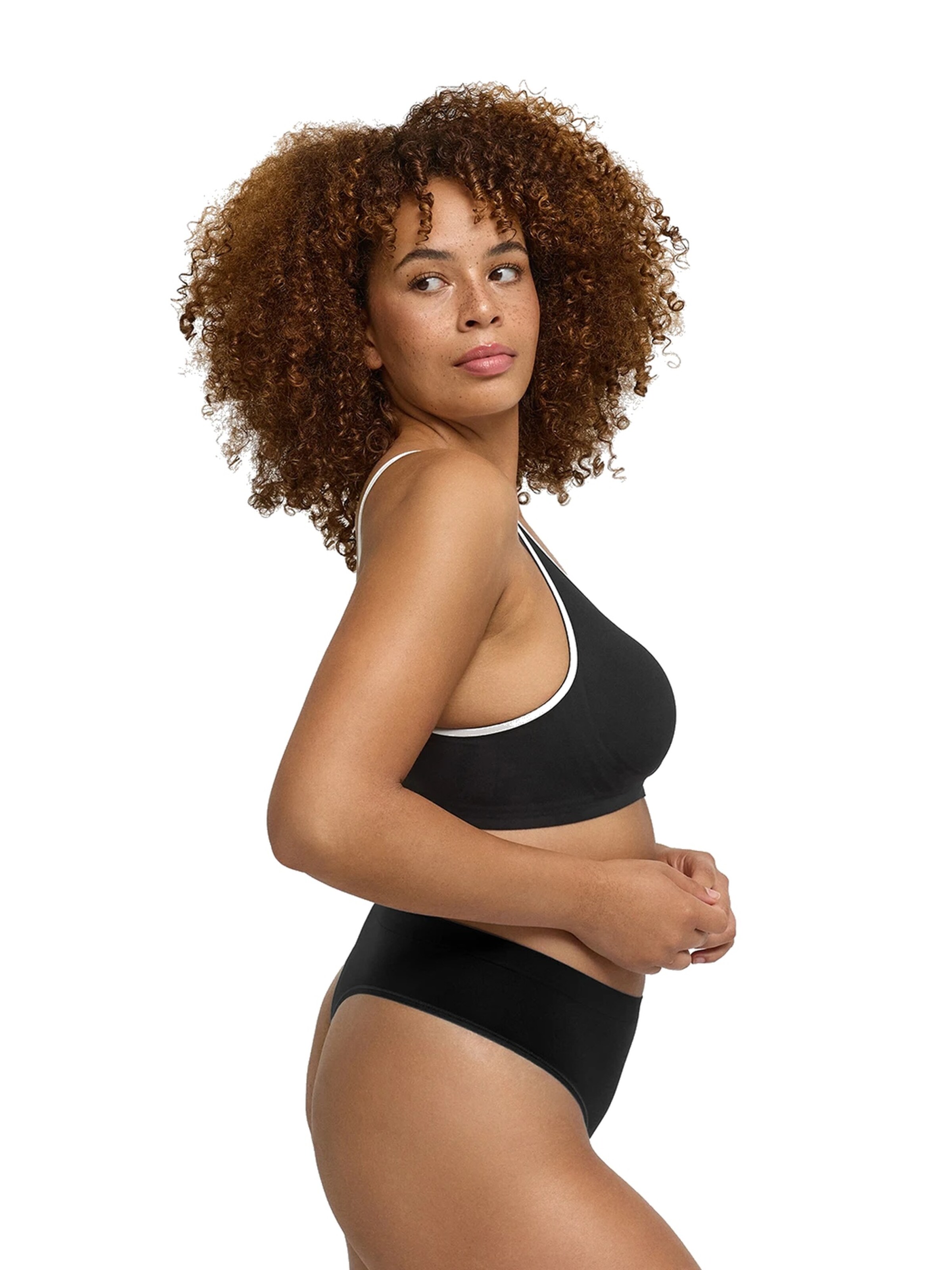 Push-up Soutien-gorge 'Lined Comfort Push-Up BH' cfab (formerly creamy fabrics) en noir