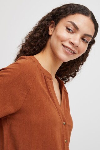 Chemisier 'Johanna' b.young en marron