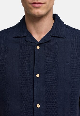 Kronstadt Regular Fit Hemd 'Sani' in Blau