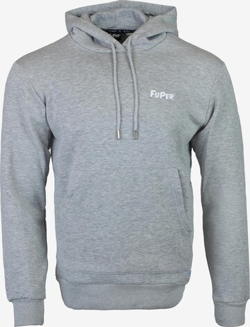 FuPer Sweatshirt 'Felix' in Grey: front