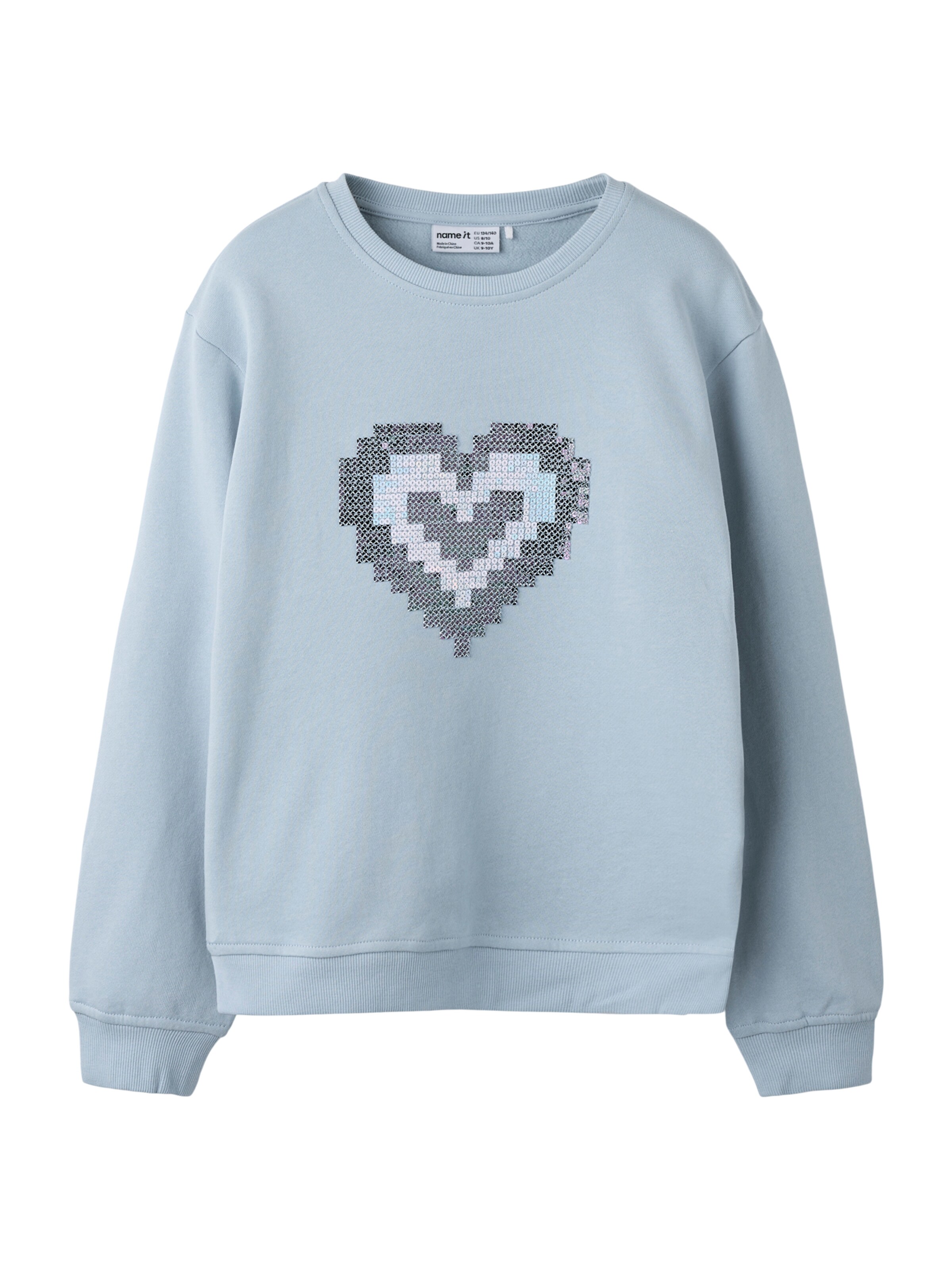 NAME IT Sweatshirt 'NKFLIS' in Blue: front