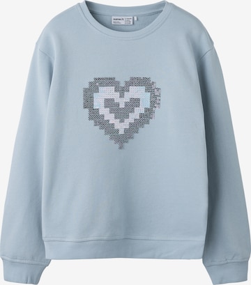 NAME IT Collegepaita 'NKFLIS' värissä sininen: etupuoli