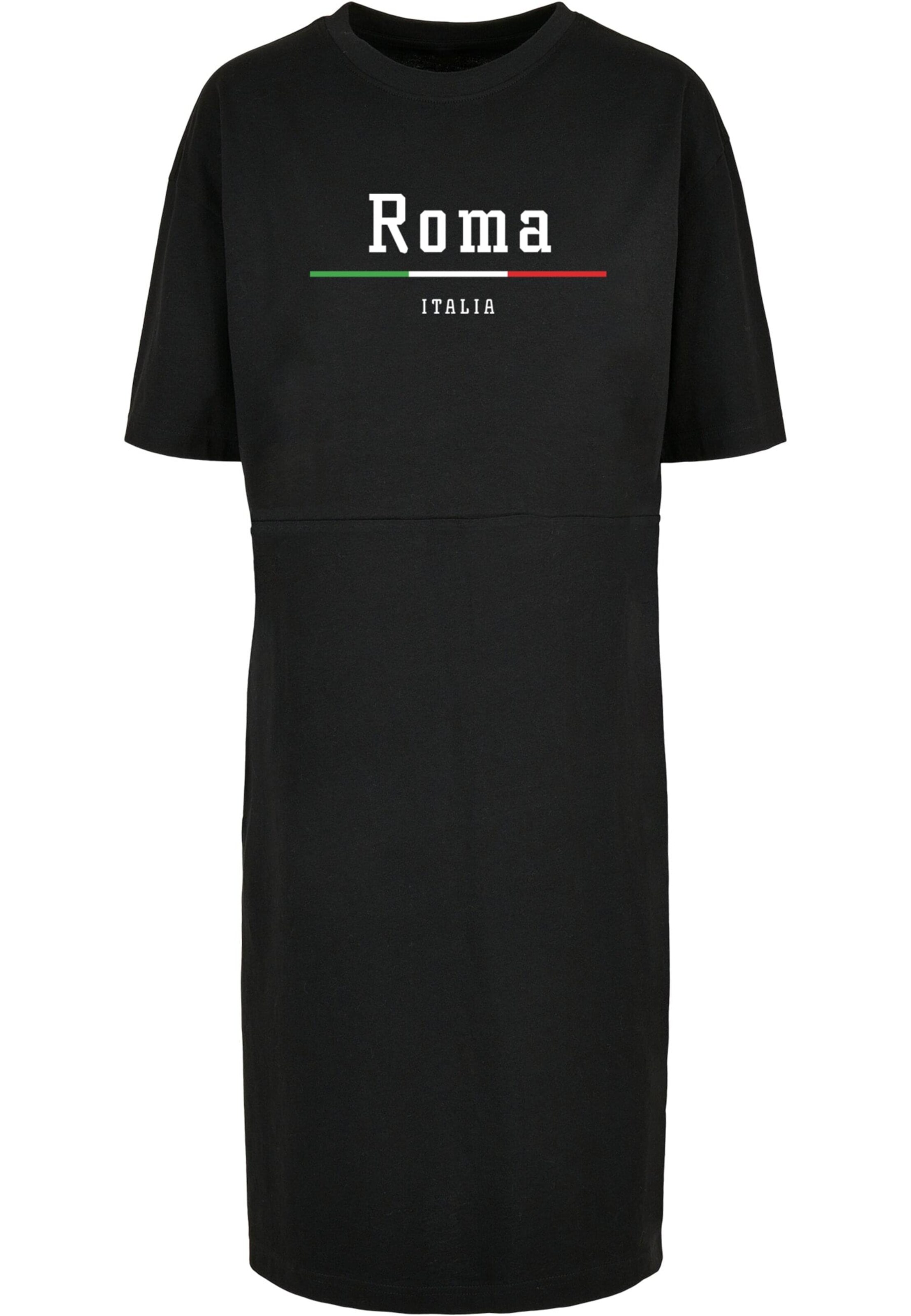 Merchcode Kleid 'Roma' in Schwarz: Vorderseite