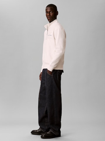 Sweat-shirt Calvin Klein Jeans en beige