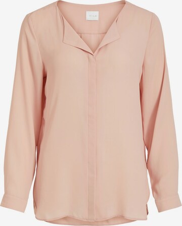 VILA Blouse in Roze: voorkant