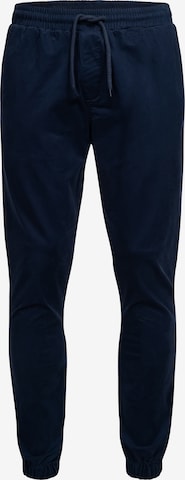 Alessandro Salvarini Tapered Pants 'AS275' in Blue: front